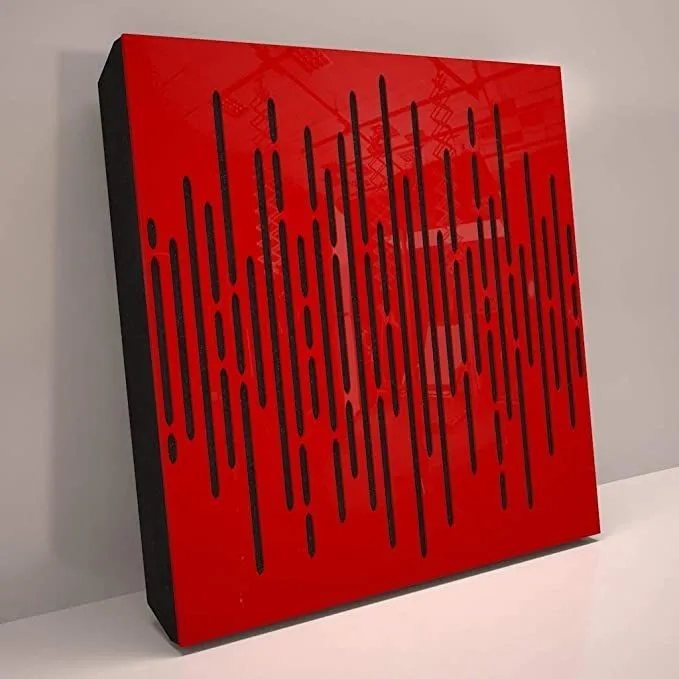 Diffuser Wave Acoustic Panels Soundproof Self Adhesive Wood Wall Panel for Interior Design