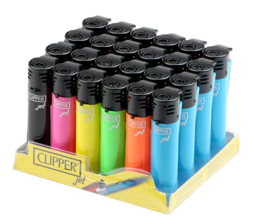 Classic Spain Plastic Gradient Lighter Original Gun Cigarette Metal  Creative Lighter Clippe r