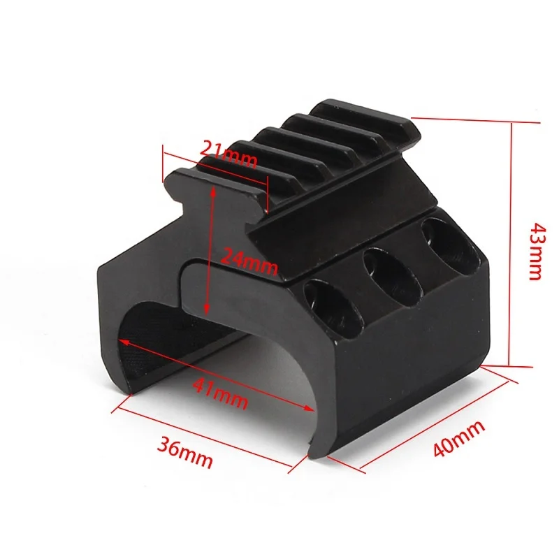 Durable Mount Adapter Flashlight 20mm telescope mount mounting  bracket