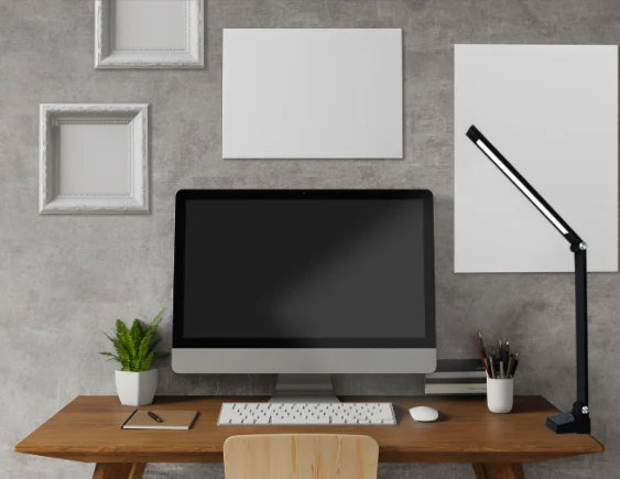 SML 3 Grade Dimmer 3CCT Aluminum Smart Table Lamp Timing Compatible Adjustable Angel LED Desk Table Lamp