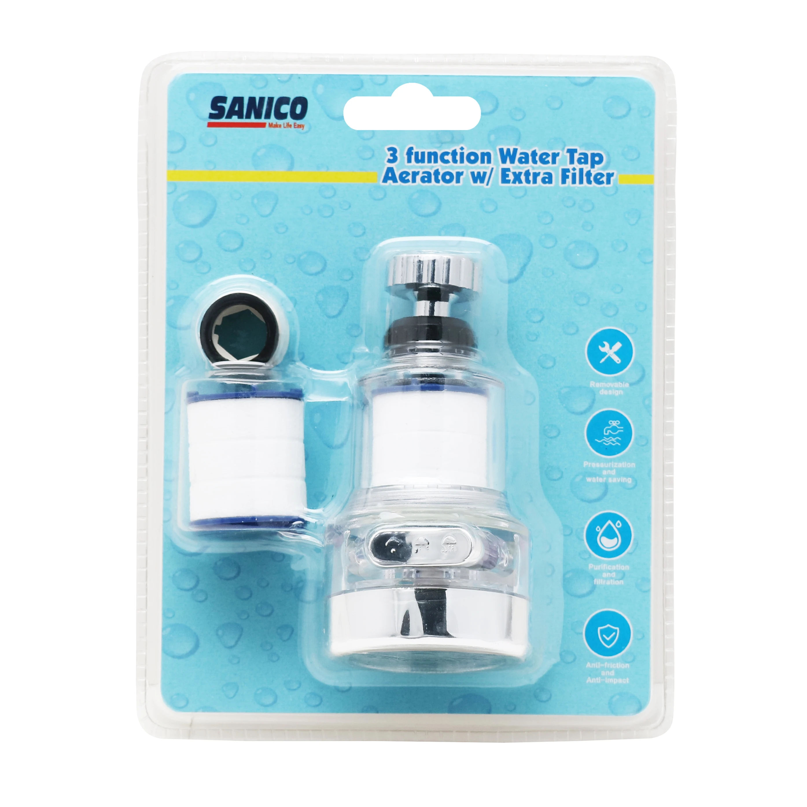 Вращающийся на 360 градусов распылитель для кухонного смесителя