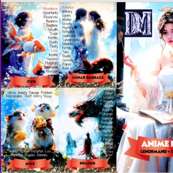 Professional Printing Supplier Fully Customise Musical Yoga Inspirational Magic Card Deck Tarot Print