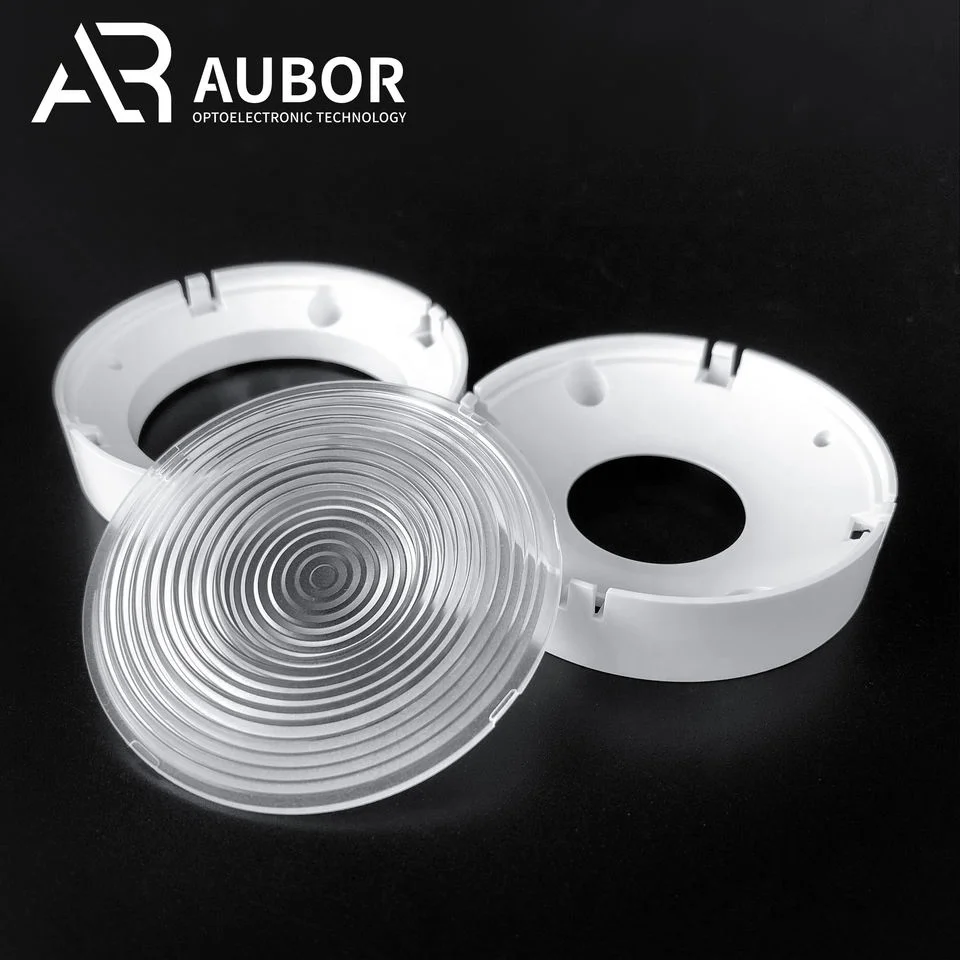 Plastic injected optic lens Spotlight photography use lenses diffuser small fresnel lens 60*60mm 60 degree for spot lighting
