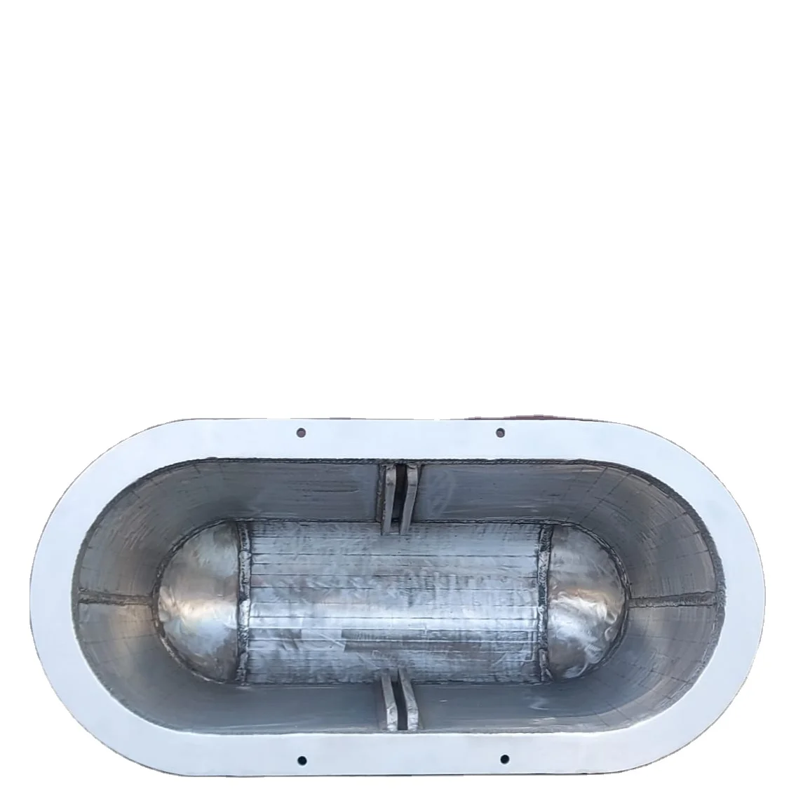 Best Italian Quality Fouble Chamber Steless Steel Crucible for Zinc Die Casting Machines