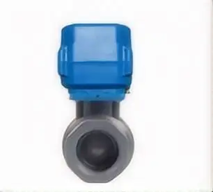 DN25 Upvc Электрический шаровой клапан для легкой установки очистки сточных вод OEM настраиваемый контроль водяного газа