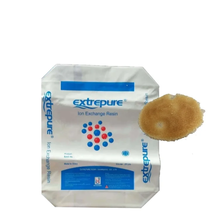 Good Physical And Chemical Stability Polystyrene Styrene Type Gel Strong Acid Cation Exchange Resin 001*7