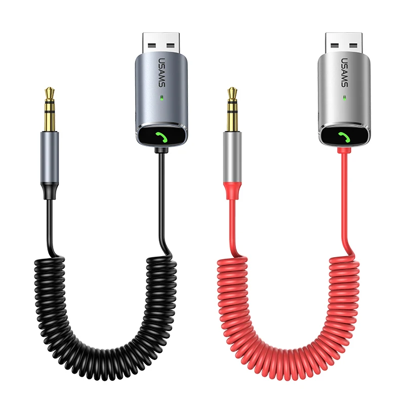 Usamsusams USB передатчик приемник 2-в-1 беспроводной аудио адаптер 5 0 автомобильный