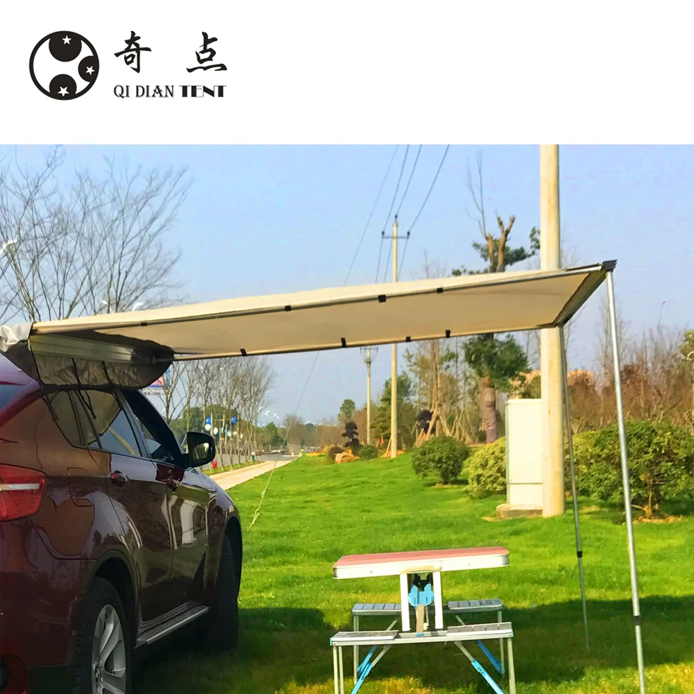 Hot Sale 4x4 SUV Car Roof Rack Awning Waterproof Fabric Sun Shade Awning for Car