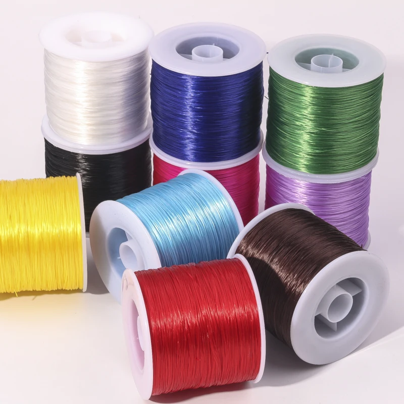 500 meters flat stretch line jewelry Making DIY beaded string Wrist band bracelet necklace anklet elastic beaded string