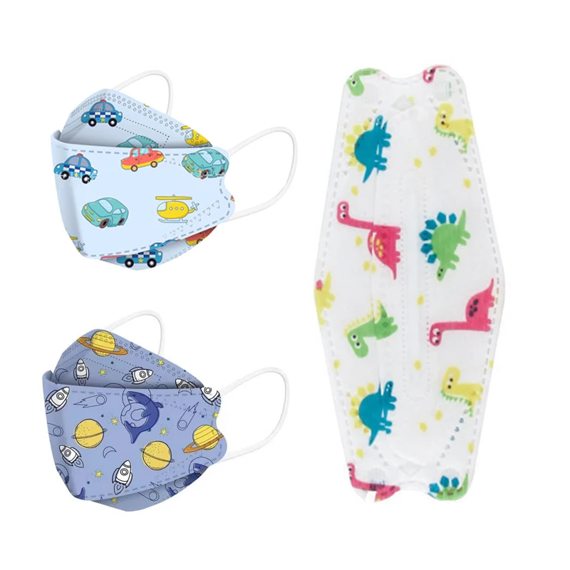Factory ODM OEM Anti Dust Safety Protection Facemask Kid Cartoon Character Kf94 Respirator 4ply Children KF 94 Mask