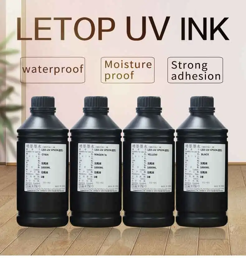 Водонепроницаемые УФ-чернила DX5 XP600 для планшетного принтера EPS UV