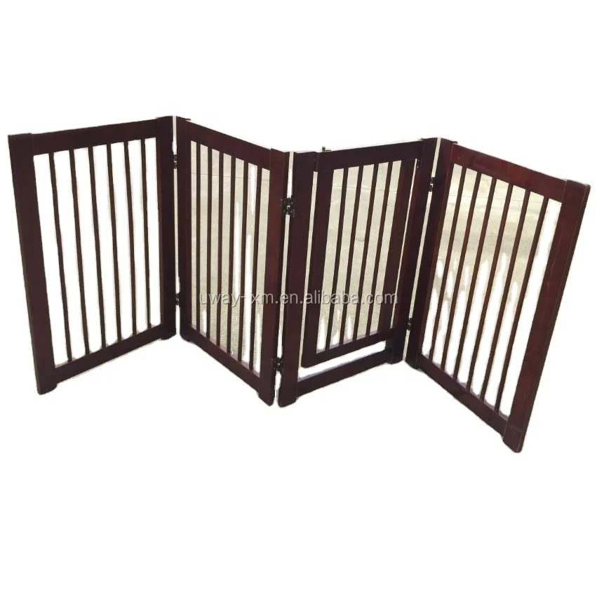 360 degree freestanding pet gate with door