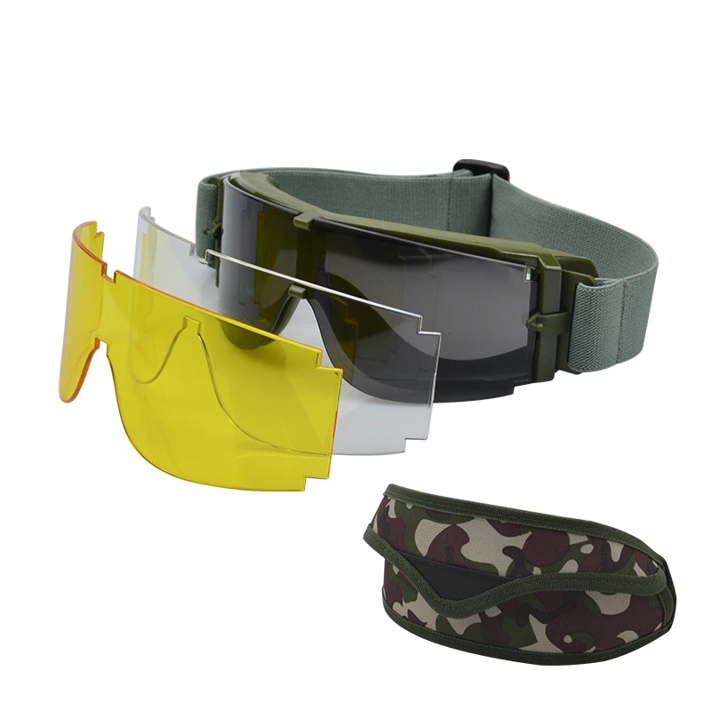 Color RTS Shooting goggles outdoor sports sunglasses grade men tactical glasses