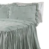 Luxury Wholesale Printed Fitted Quilted Frilled Home Bedding Bedspread Set