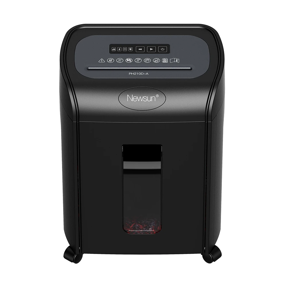 P5 10 Sheets Micro Cut Paper Shredder 18 Liter Pull-out Bin,Silent 56dB,20 Mins Shredding Time,LED Indication,Hot Selling