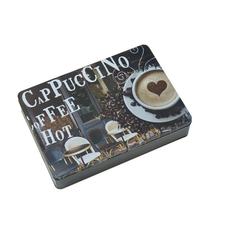 Рекламная Подарочная металлическая коробка для упаковки чая, жестяная коробка/жестяные банки для чая