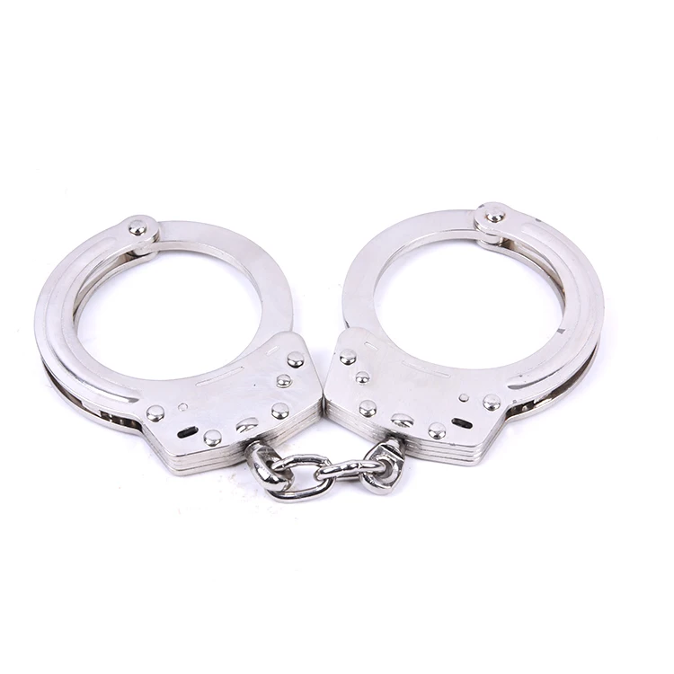 double lock stainless steel alloy handcuffs