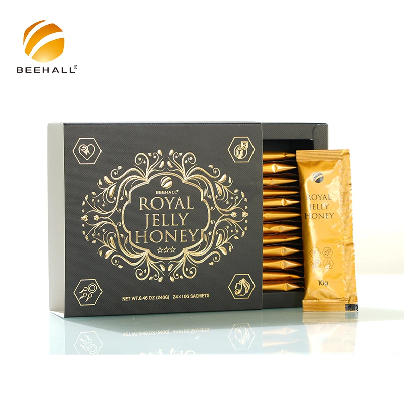 Экспортер продуктов для здоровья BEEHALL пополнение энергии мед с королевским желе