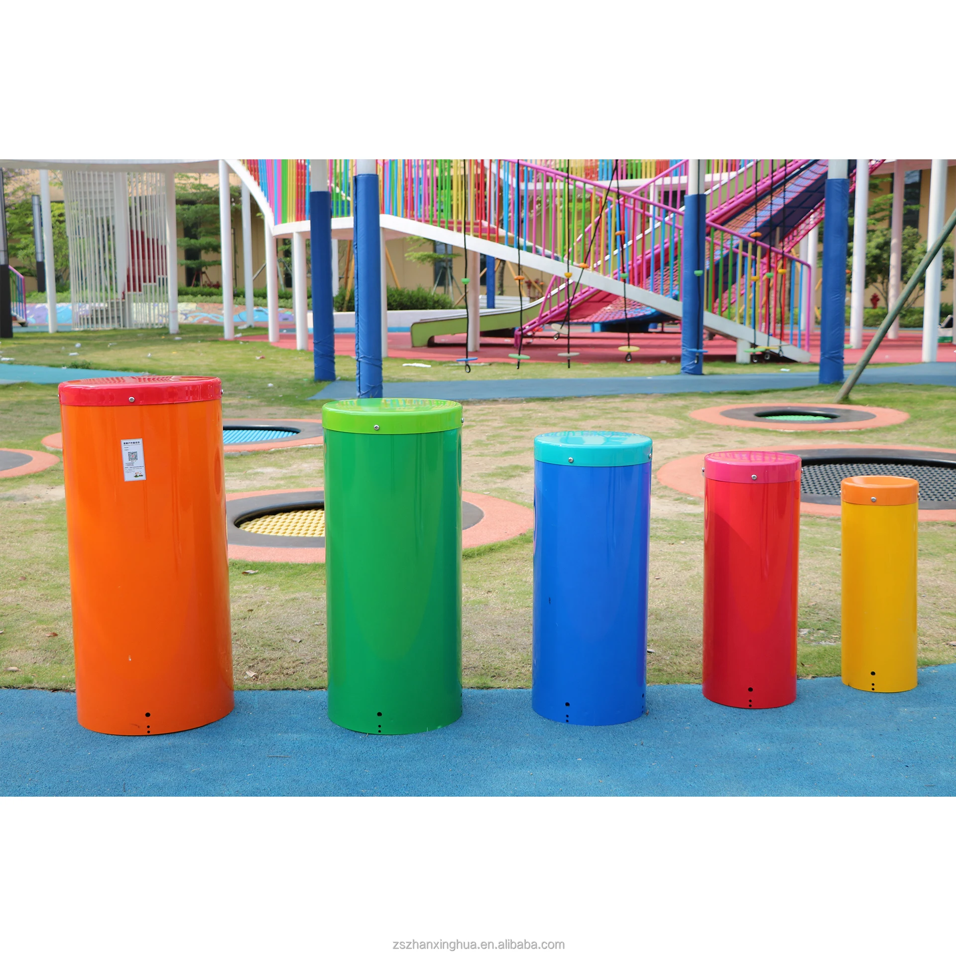 Music Instruments Playground Congas Metal Piano Piece Steel Outdoor Musical Instrument Playing Cartoon Percussion