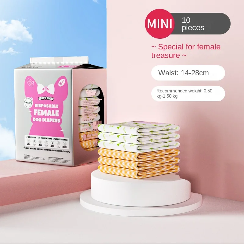 Pet Diapers Puppy Dogs Training Urine Pee Pads Male Dog Disposable Super Absorption Pet Pants Wrap Product Clothing