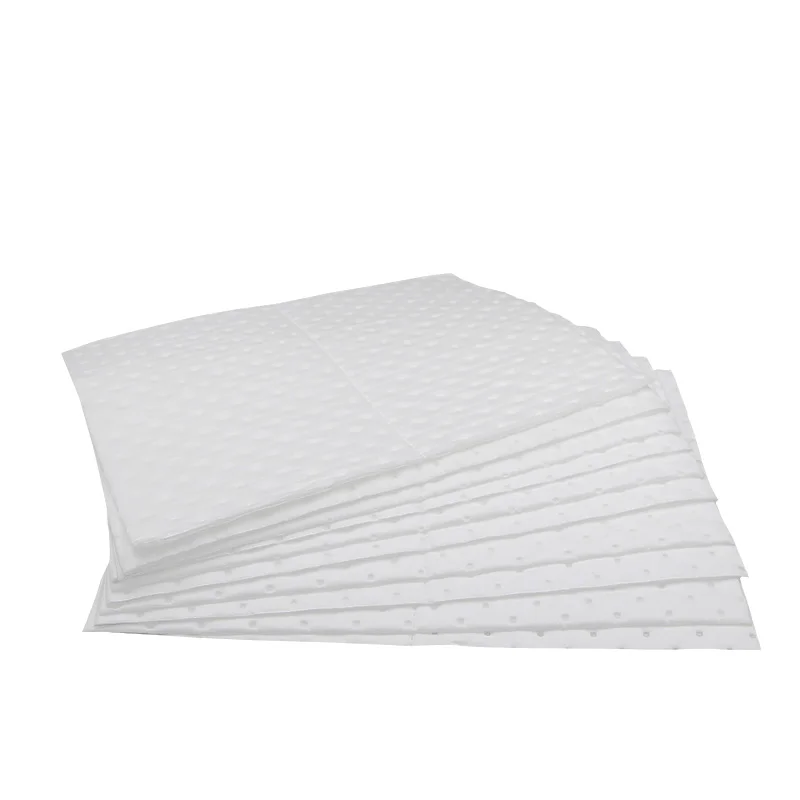 Manufacturing Use Pro-environment Pp White Dimpled Oil Spill Absorbent Mats