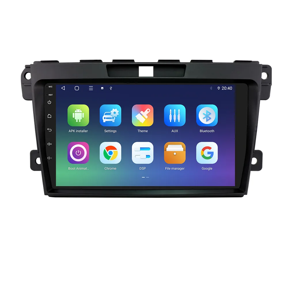 YHT 9inch Car Multimedia Video Player For Mazda CX7 CX-7 CX 7 2008-2015 Android 10 Car Radio Stereo GPS Navigation Carplay