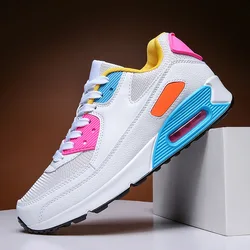 High Quality Outdoor Sports Fashion Air Running Shoes Unisex Walking Style Shoes Air Cushioning Breathable Running Sneakers