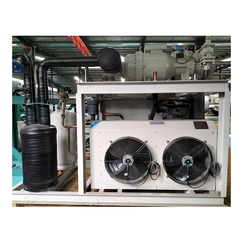 Конденсационный блок для морозильной камеры 3HP-10HP с воздушным охлаждением винтовые компрессорные блоки Энергоэффективные промышленных систем охлаждения