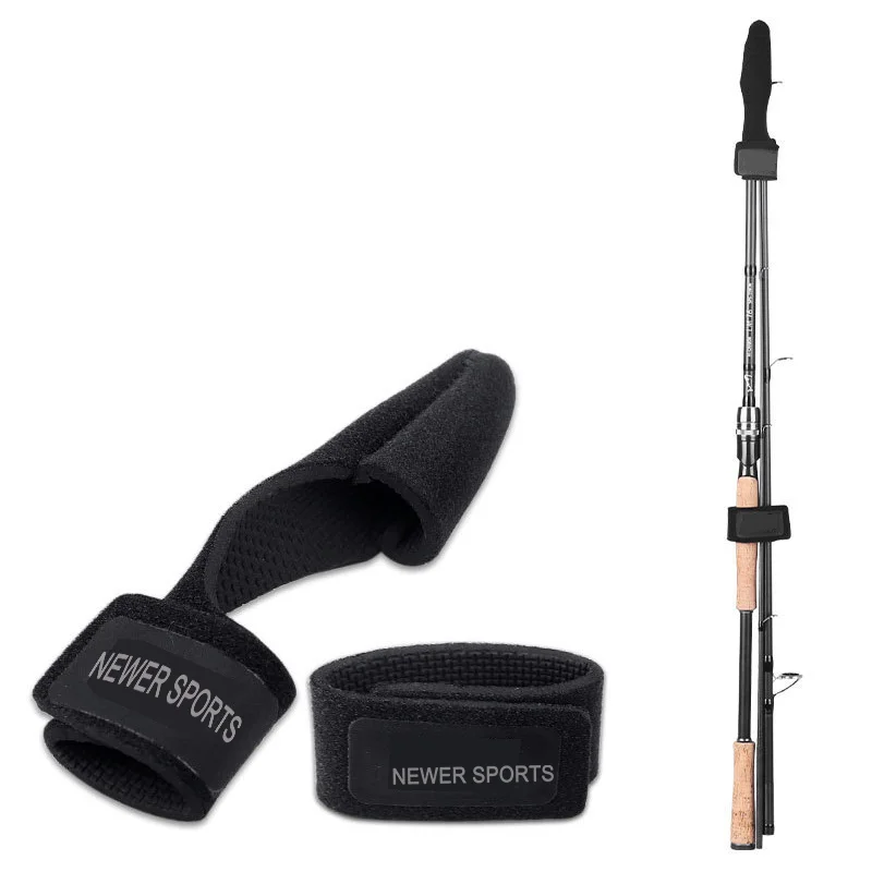 Factory Supply Fishing Accessories Fishing Rod Sleeve durable portable Neoprene Storage Bundling Strap Fishing Rod Cap