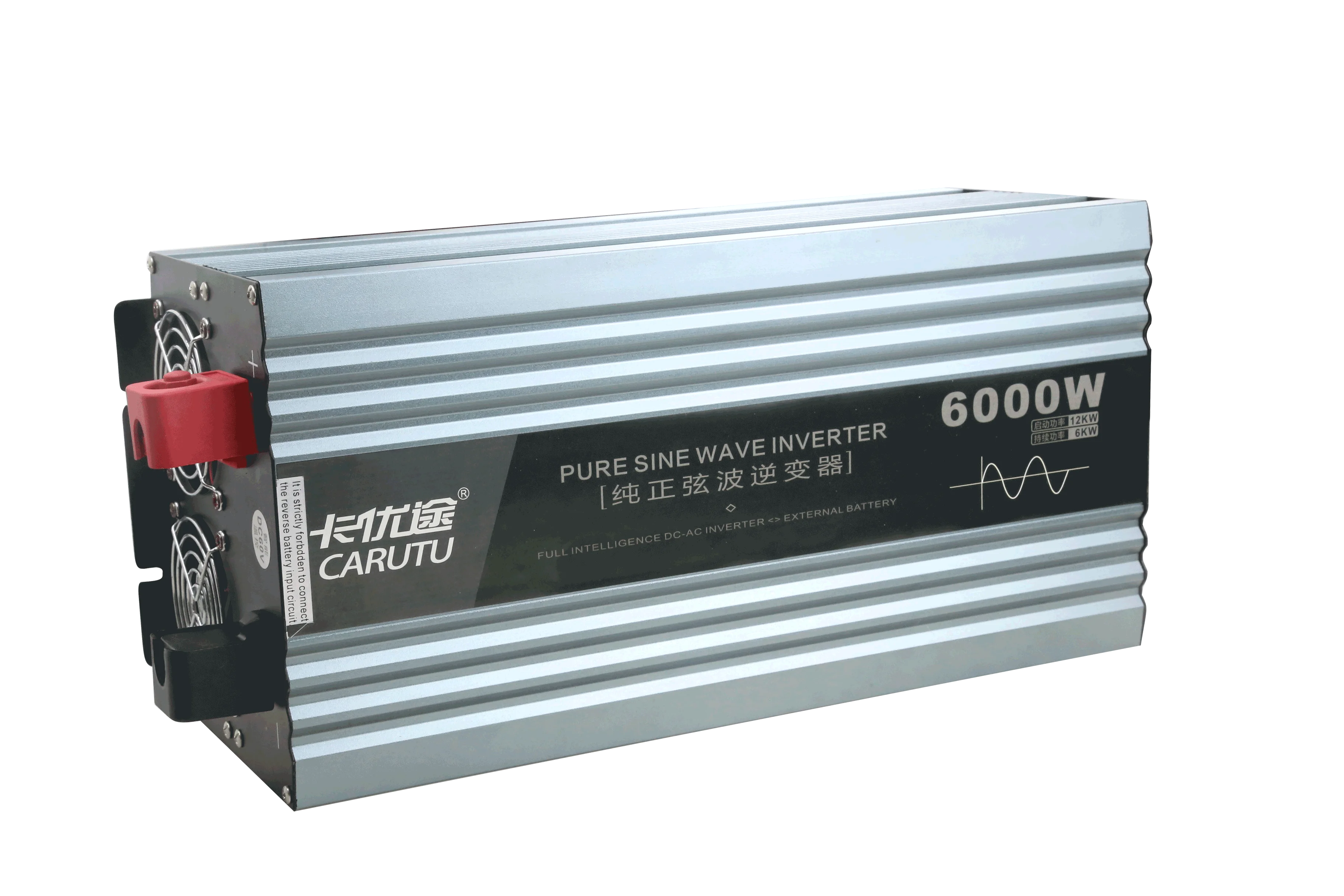 off grid solar inverter 6kw 6000w 24V 48V Dc to Ac 110v 220v 230v6000W Pure Sine Wave Power Inverter