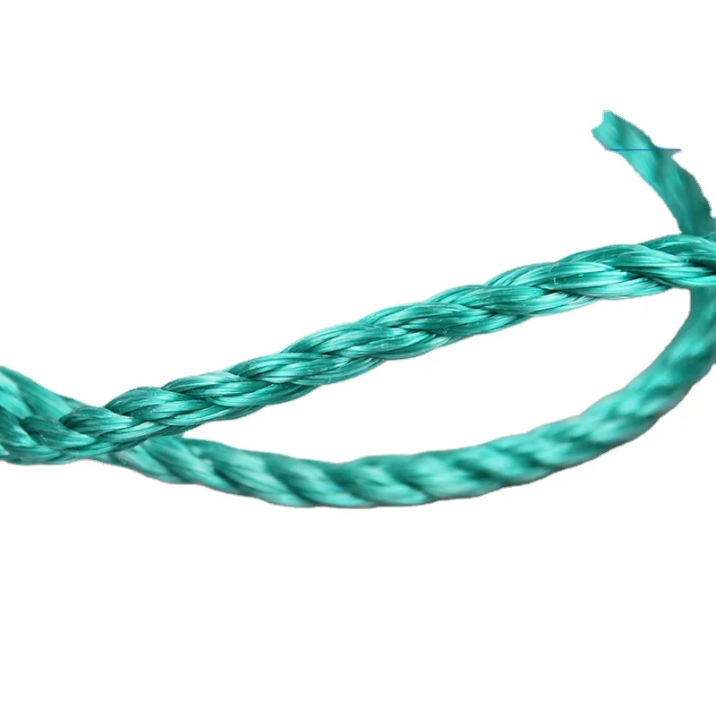 High Tension Easily Knots Floating UV Resistant 16mm 18mm 660M Blue Fishing Polysteel PP Danline 3 Strand 4 Strand Twist Rope