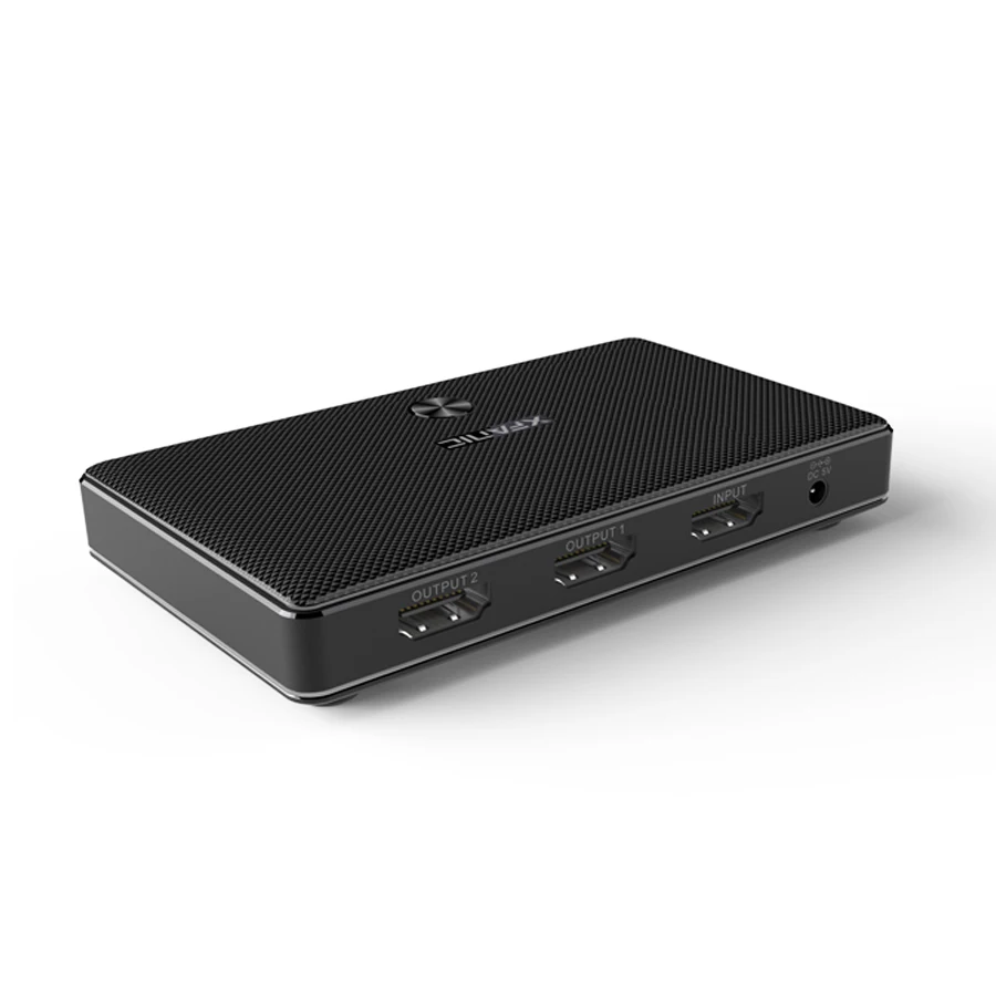 Профессиональный мини 2 Порт гибкий кабель HDR разветвитель Hdmi 1x2 Hdcp Bypass видео коробка UHD 4K Hdmi сплиттер для ТВ