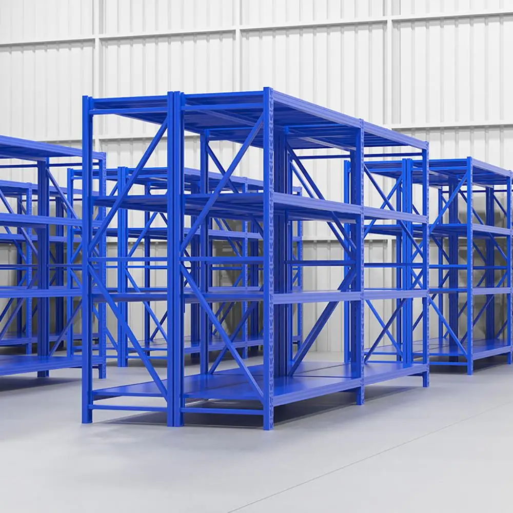 Factory Customized Storage Rack Stainless Steel Shelves Metal Industrial Long Span Racking