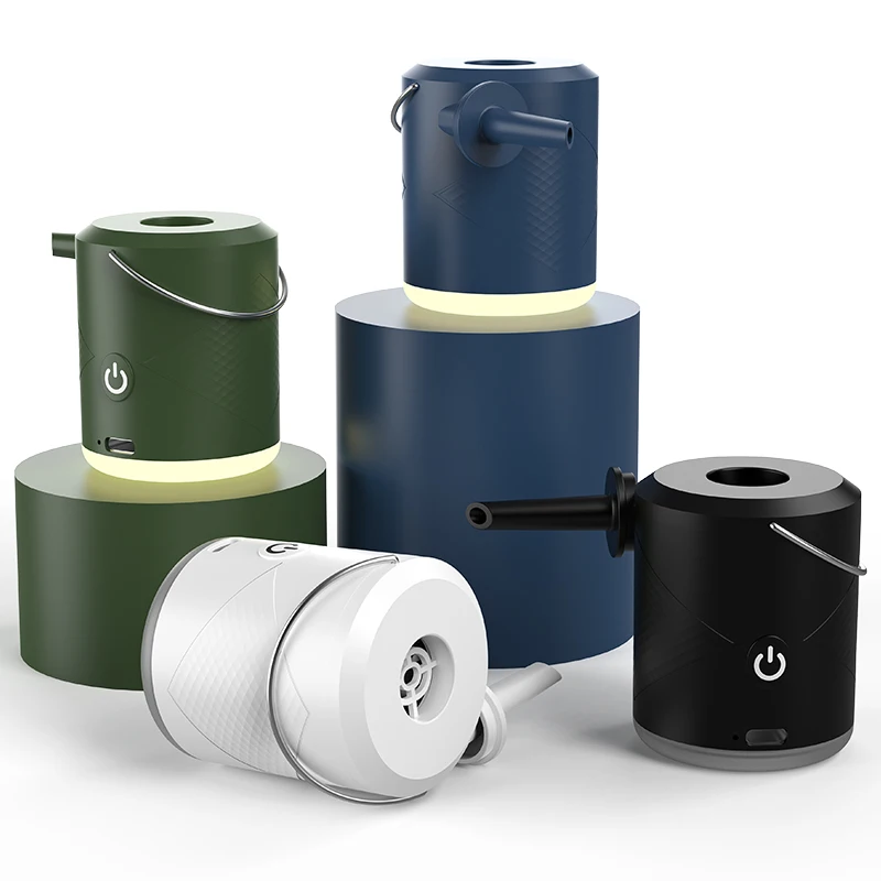 Portable Air Pump Camping Equip Compressor Quick Inflate Deflate Rechargeable for Hiking/Float/Air Bed