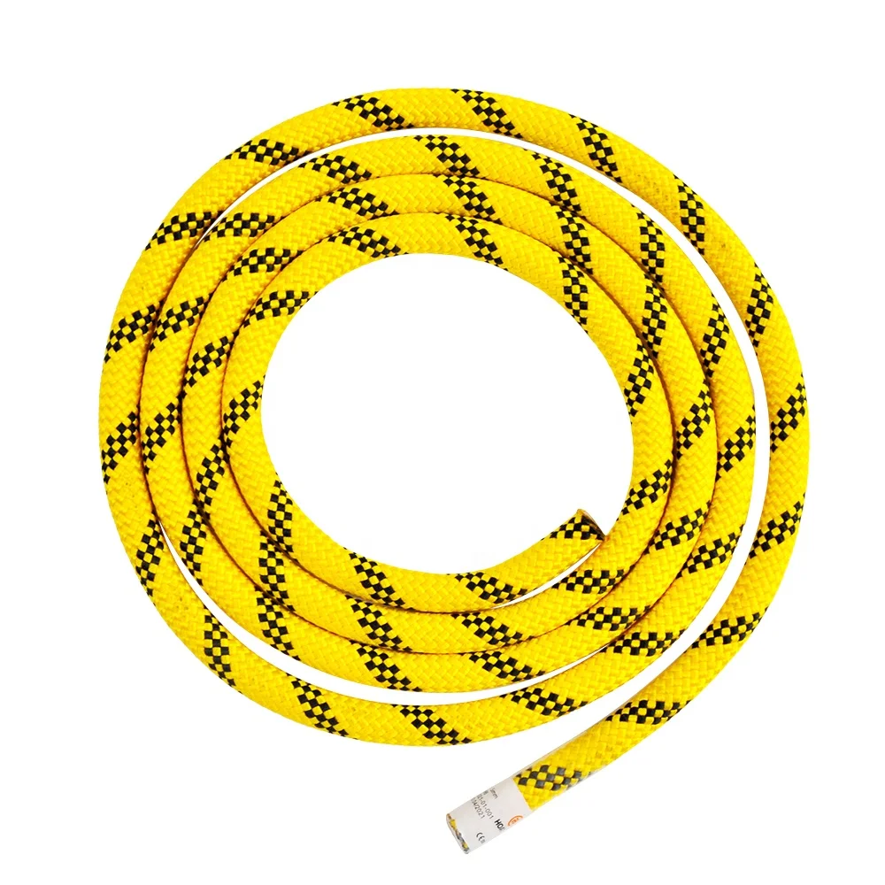 Customized Heavy Duty Outdoor Wear Resistant Emergency Rescue Braided Rock Climbing Ropes