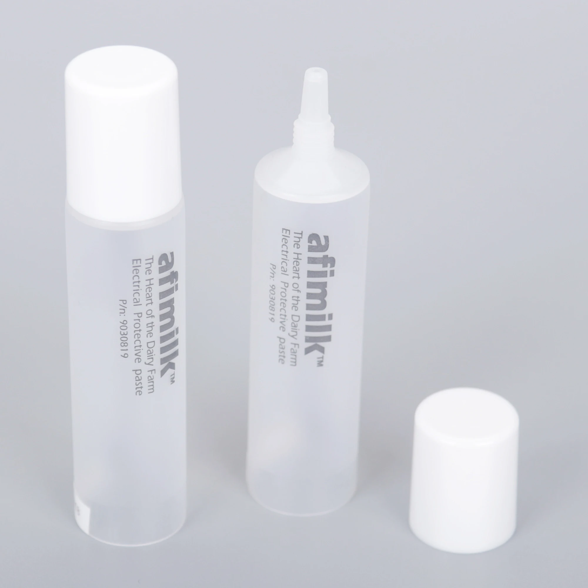 Hot Sale 10ml 15ml 19mm Diameter Cylinder Small Container Transparent Frosted Soft Plastic Makeup Tube Tube With Hot Stamping