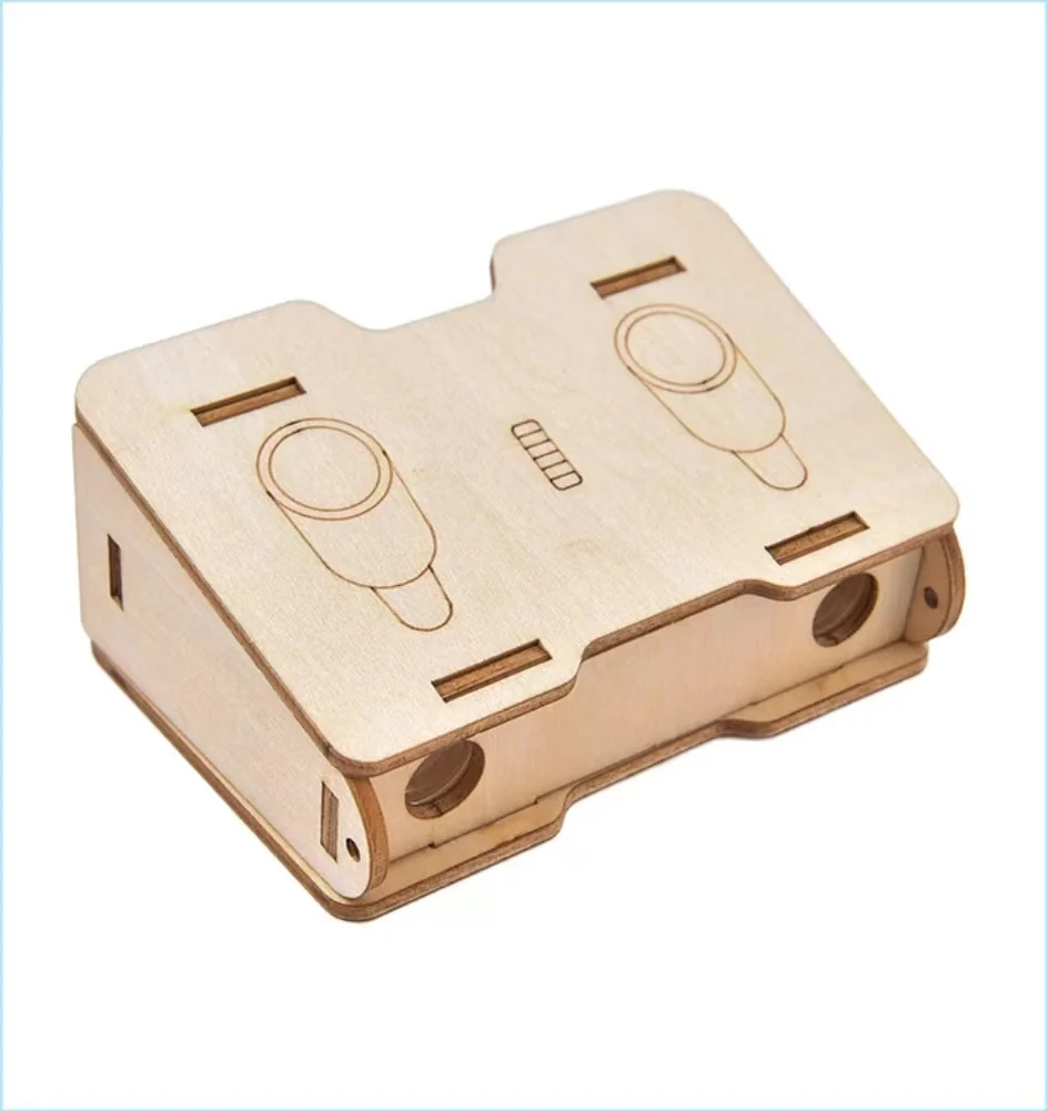 Creative wooden telescope 3d puzzle DIY steam kids educational toys science experiment