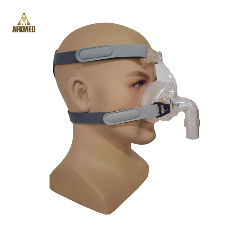 AFKMED Bipap Bpap дышащая Полнолицевая носовая Подушка для сна с удобным головным убором