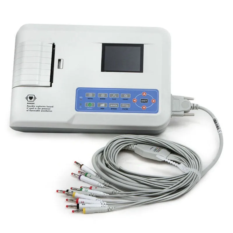 Big Deal Contec ECG300GA  ecg monitor vital sign monitor digital 3 6 channel ambulance ecg machines