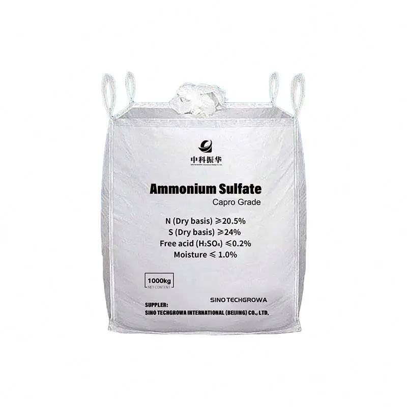 2022 Ammonium Sulphate Ammonium Sulfate Crystal Granular Fertilizer Price 25kg 50kg Bag Plant Suppliers 7783-20-2