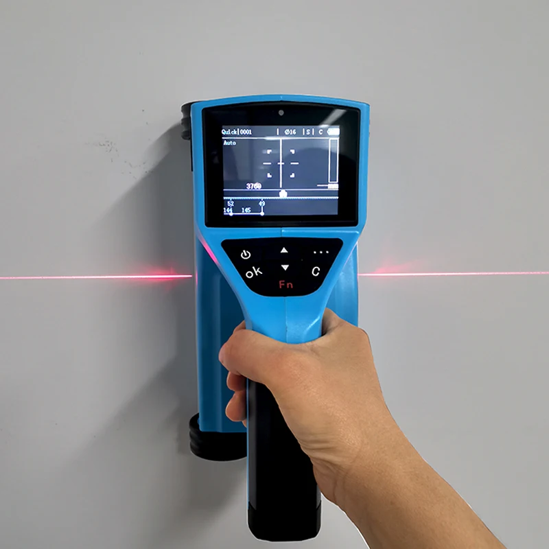 Высокая точность водяное охлаждение детектор LR-G200 Встроенный сканер арматуры локатор арматуры Диаметр обнаружения арматуры