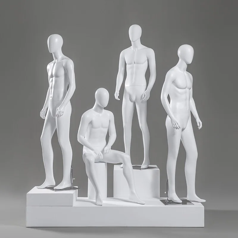 FRP мужской манекен с абстрактным лицом