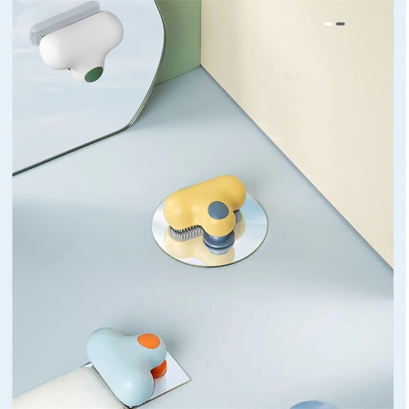 Cleaning squeegee for shower Mirror Suction Wall T shaped Mirror Glass Cleaning Drying Descaling Cleaner