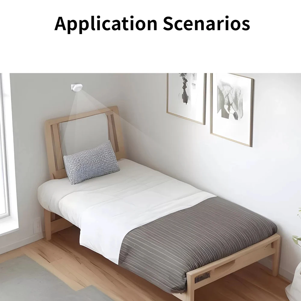 Tuya APP Wifi Elderly/Baby Health Sleep Monitoring Sensor Detector With Heart Rate Monitoring/Breathing Sleep Report