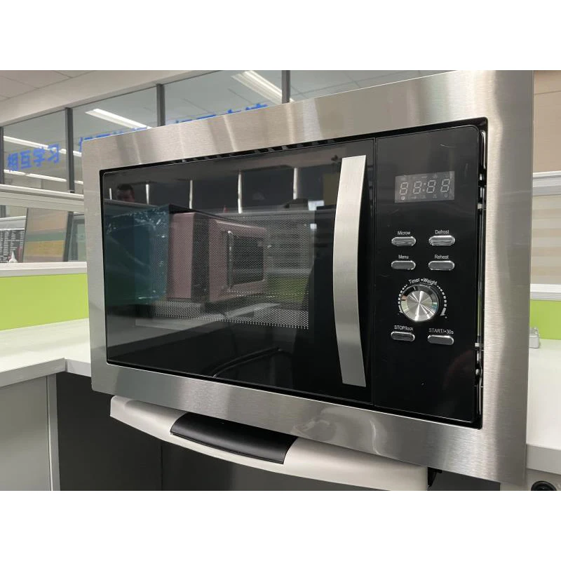 OEM High Quality 28 Liters Household Built-in Stainless Steel Microwave Oven with Grill Option