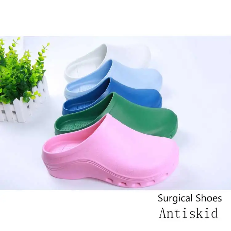 Hot selling non slip rubber safety shoes chip induction inner heightened high heel surgical shoes