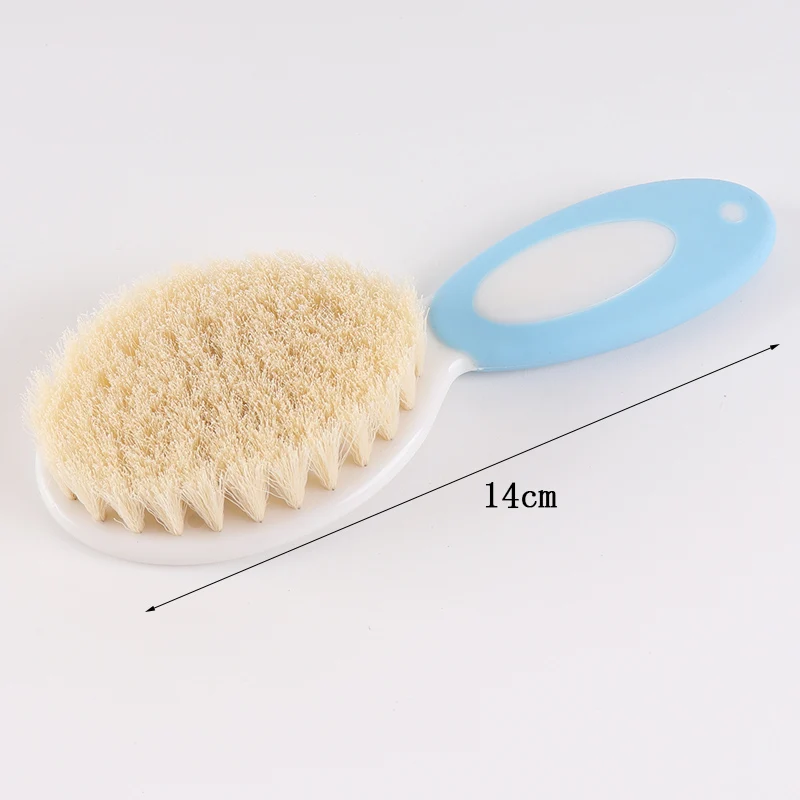 Private Label Baby Care Tools Goat Hair Brush