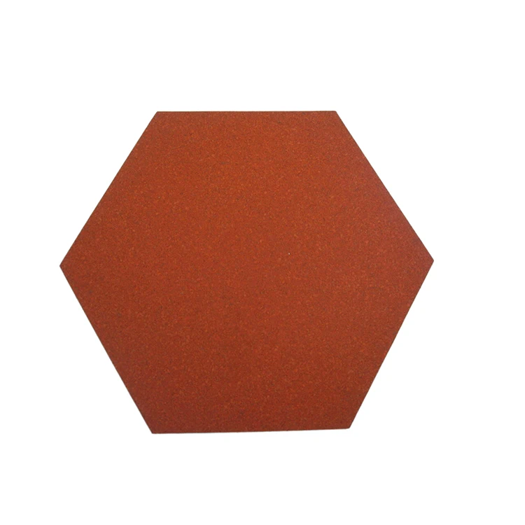 Professional Manufacture Customized Colorful Hexagon Cork Sheet With Bulletin Board Message Board
