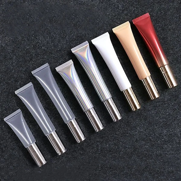 Makeup Skin Care Squeeze Tubes with Massage Head For Cosmetics Lipstick Blush Foundation Concealer 10ml 15ml 20ml Custom Logo