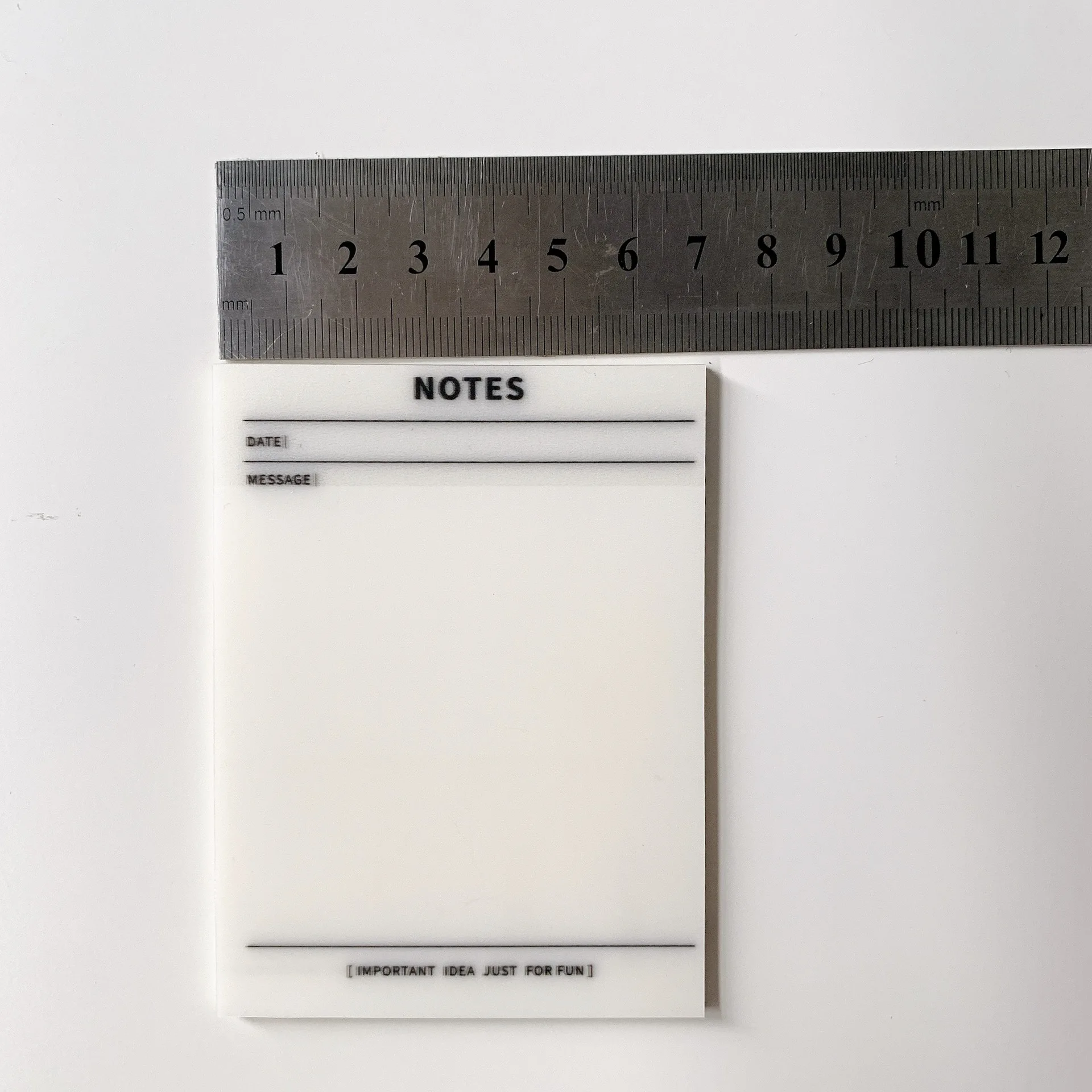 Different Style Transparent PET Material Self-Stick Notes Pads Easy to Post for Home,Office, Notebook